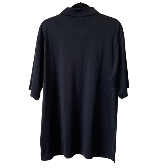 Pebble Beach Mens Short Sleeves Black Polo Shirt XL - Picture 2 of 9